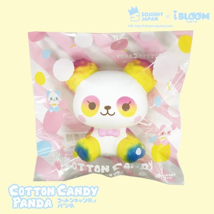 cotton candy panda squishy