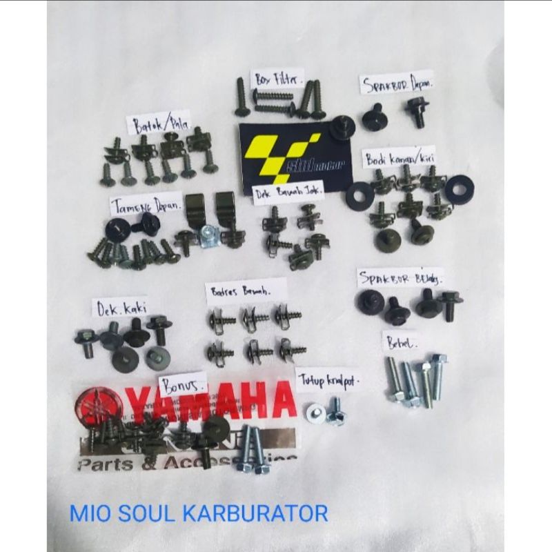 baut full bodi mio soul Karbu/baut bodi mio soul Karbu/baut mio soul lengkap murah