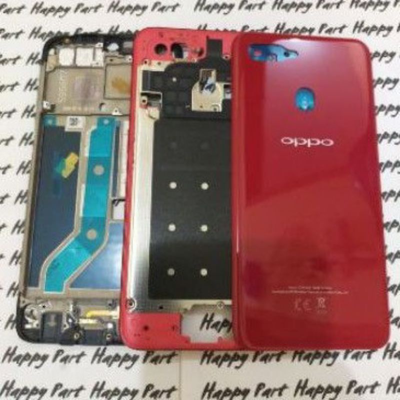 FRAME+BACKDOOR KESING CASING HOUSING FULLSET BEZZEL BAZZEL OPPO A5S ORIGINAL
