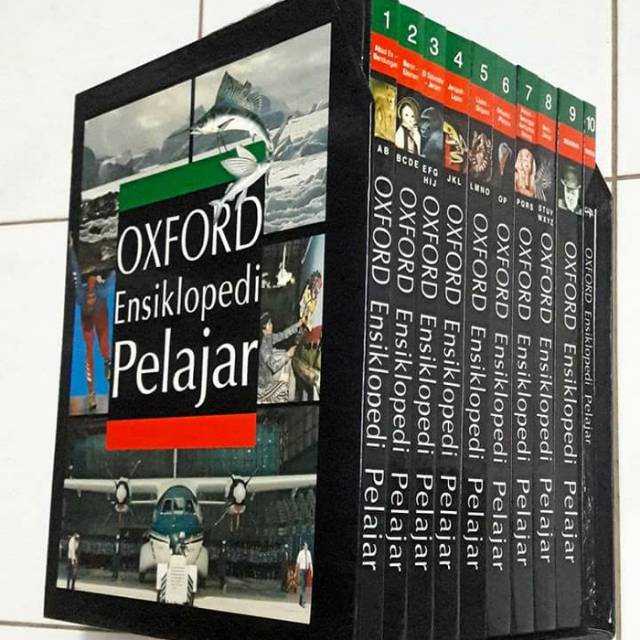 Oxford Ensiklopedia Pelajar set 10 buku + box