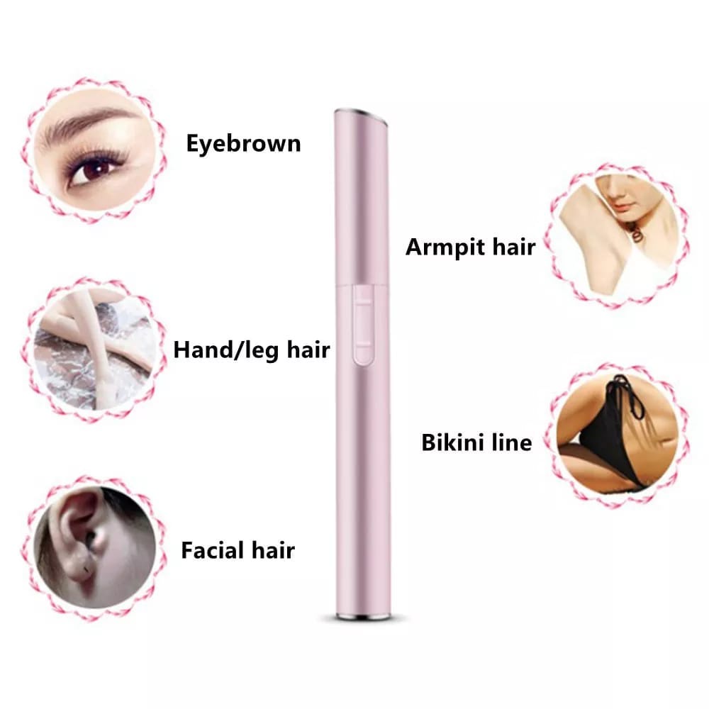 (PAKAI BOX) Alat Cukur Pencukur  Flawless Brows Alis Elektrik Tanpa Rasa Sakit Eyebrow Trimmer F404