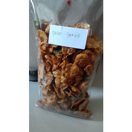 

emping kletuk pedas jeruk