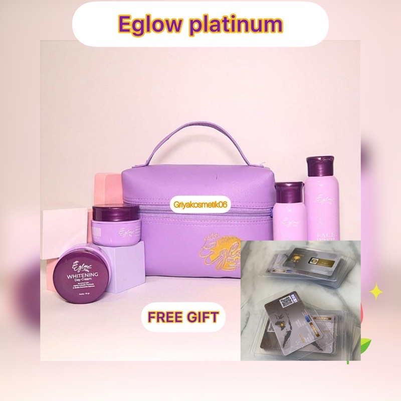 EGLOW PLATINUM PAKET WHITENING / EGLOW PLATINUM PAKET ACNE