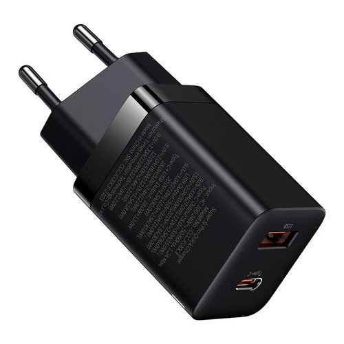 BASEUS Super Si Wall Charger Pro Quick Charger 2 port - C+U 30Watt - CCSUP-E