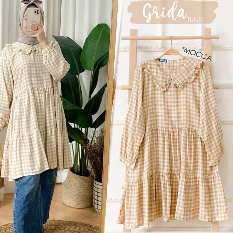 Grida Tunik / Tunik Wanita / Pakaian Wanita / Blouse Wanita