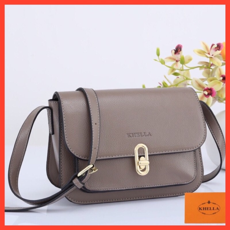 TAS SELEMPANG WANITA IMPOR ORIGINAL KHELLA 1353 A004
