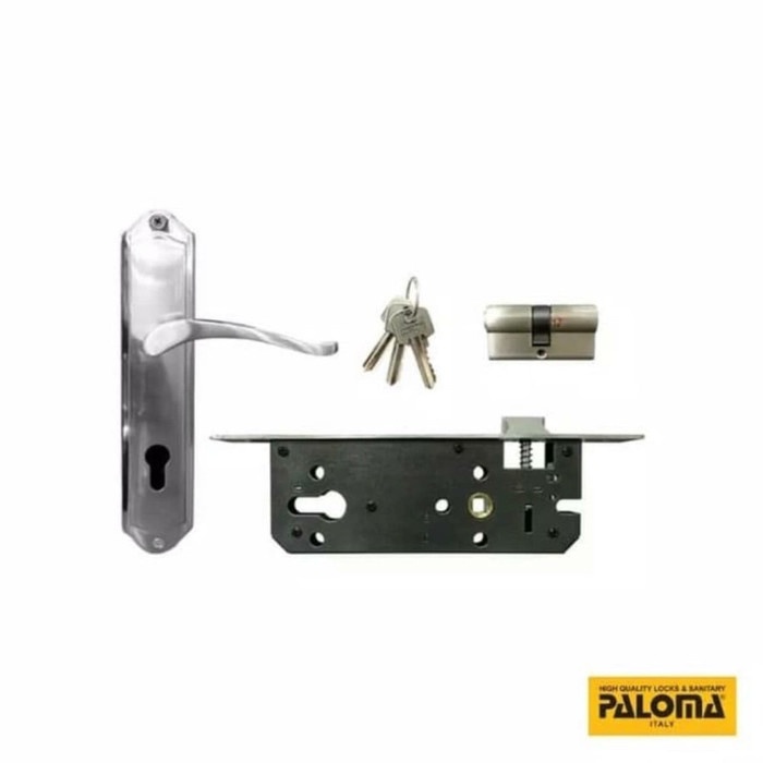 Paloma Kunci Pintu Set Handle Pintu Handle Set LockSet Roses Tirana LPP 710