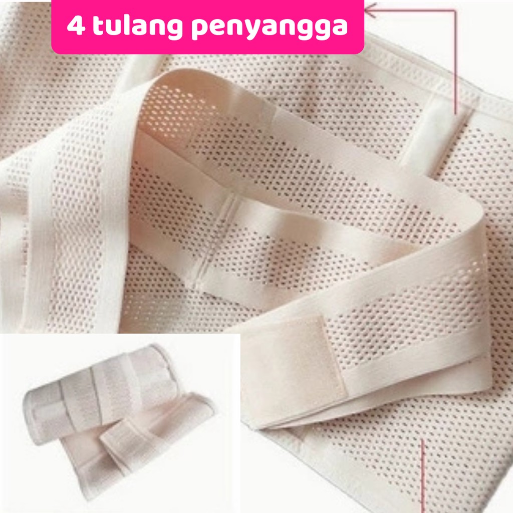 Korset Pelangsing Pengecil Perut Postpartum Adjustable Corset / Stagen Pasca Melahirkan