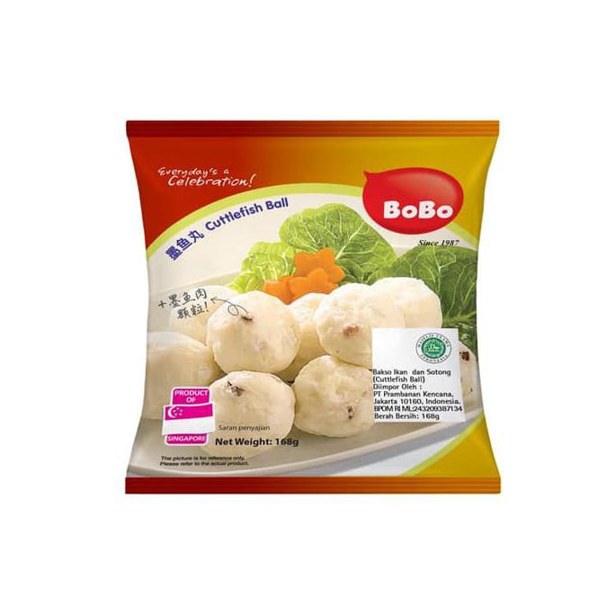 

TERPOPULER Bobo Cuttlefish Ball 168 Gr MURAH