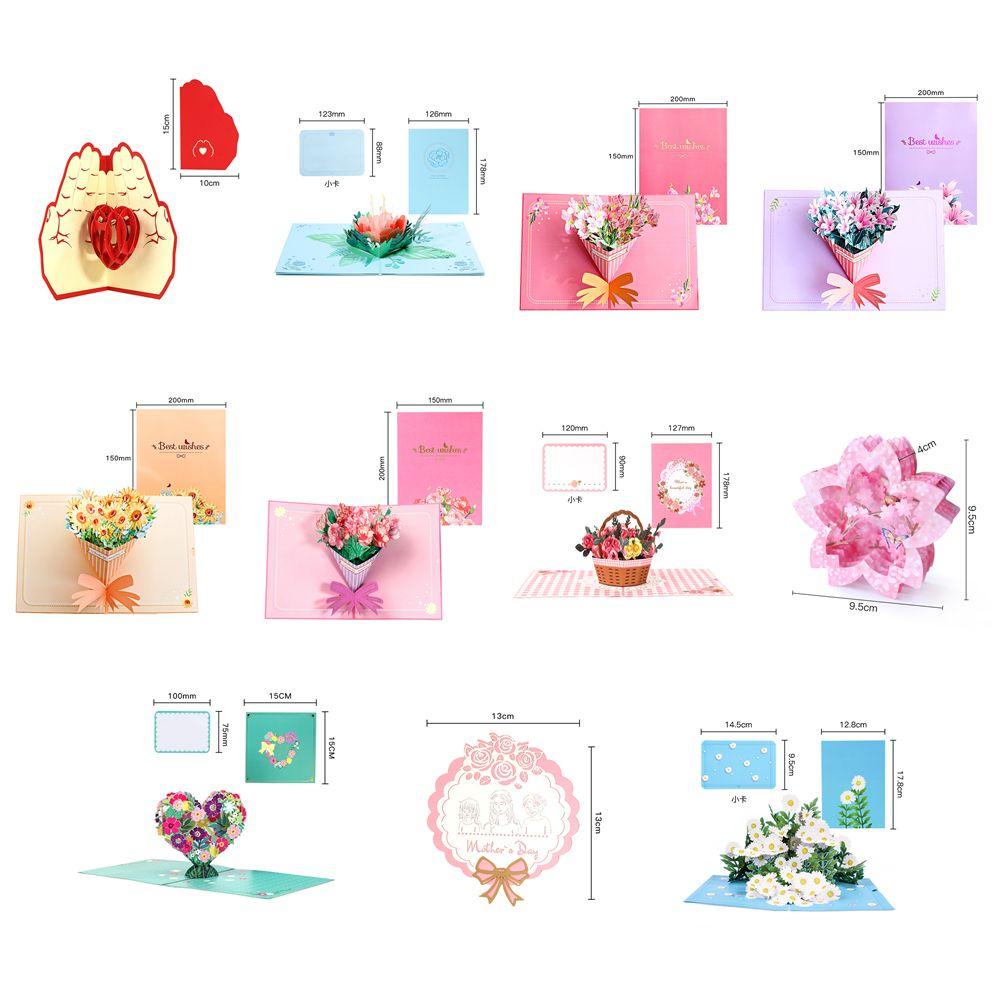 R-flower Mothers Day Card Bunga Istri Hadiah Ibu Kartu Berkah