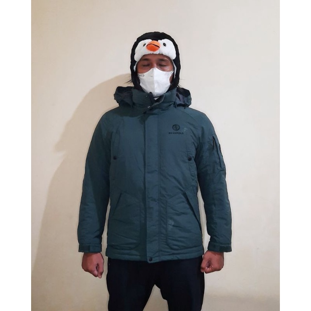 Jaket Bulu Angsa Parka BEANPOLE EIDER size M-L Bulang Hoodie Gunung second