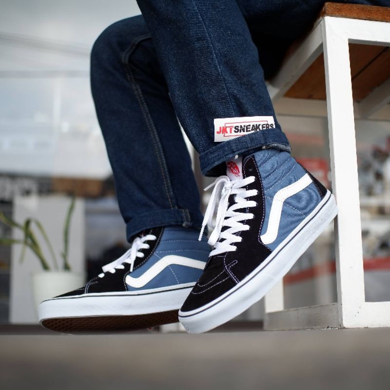 sk8 vans blue