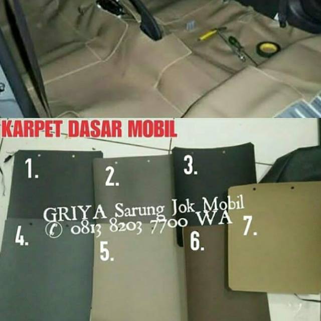 Karpet Dasar Calya Karpet Dasar SIGRA Fullset