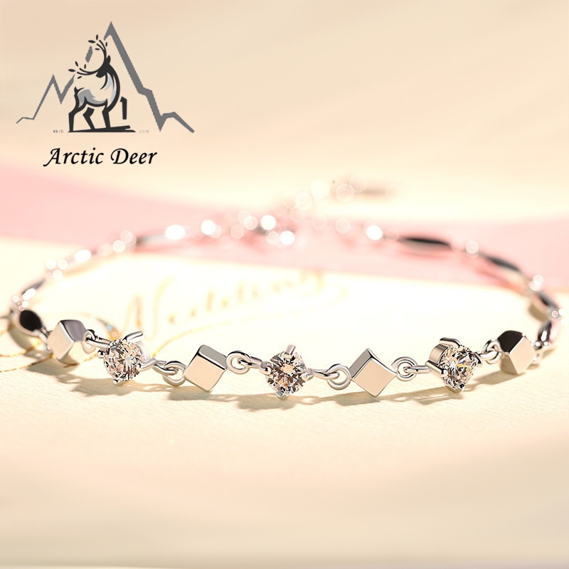 Gelang titanium Roman love-gelang kemewahan ringan， tidak luntur Tidak berkarat  Original Arctic Deer