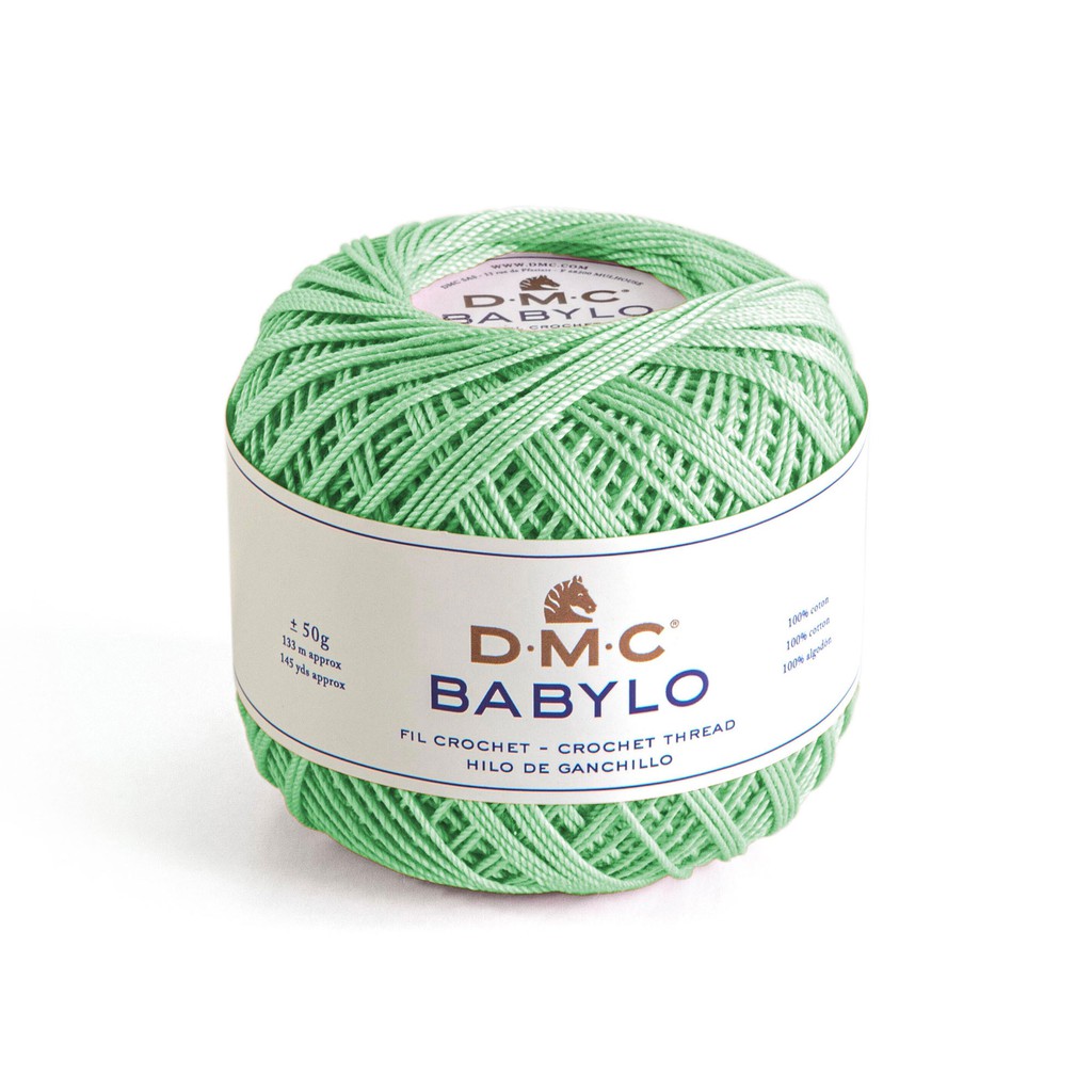 Benang Crochet DMC Babylo 50 Gram - 508 - Green Hijau