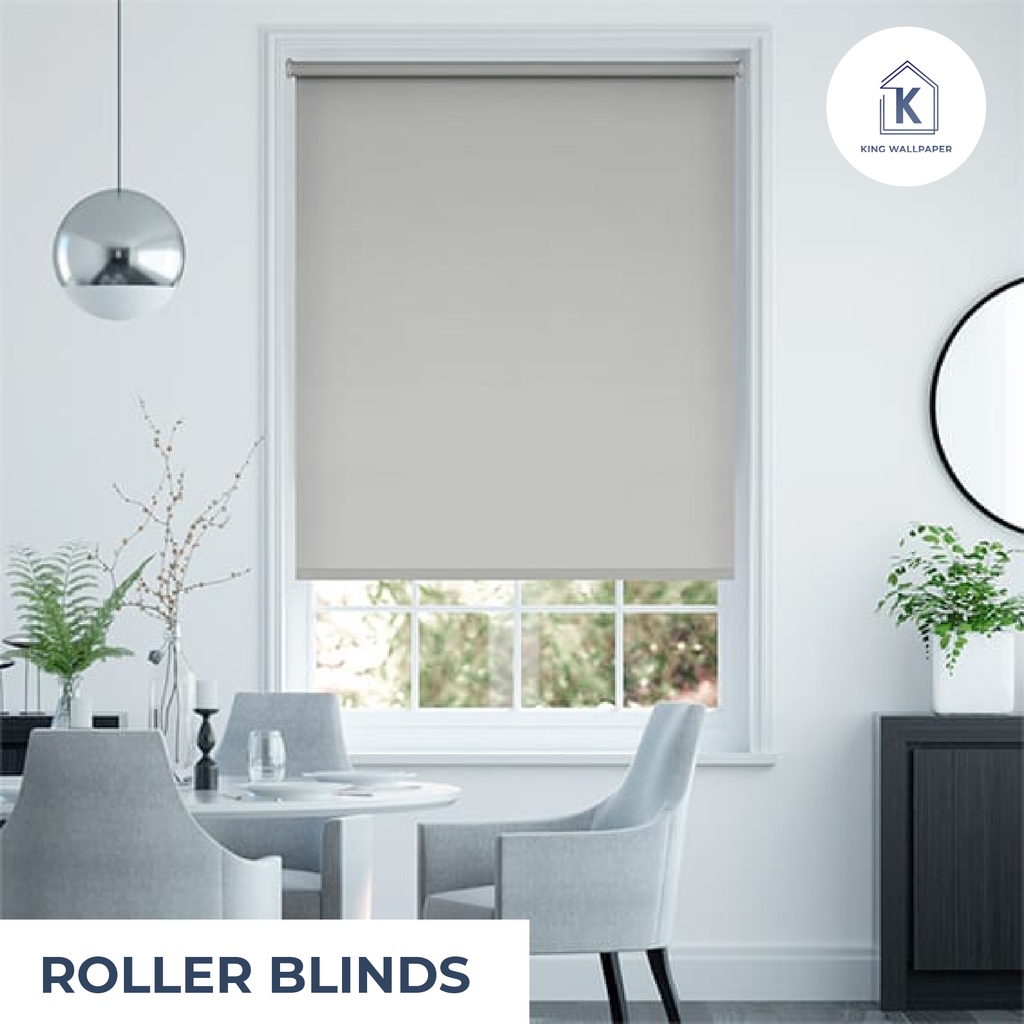 Roller Blinds DO 80% - Tirai Gulung - Gorden Gulung - Tirai Minimalis - Tirai Roller - Tirai Jendela