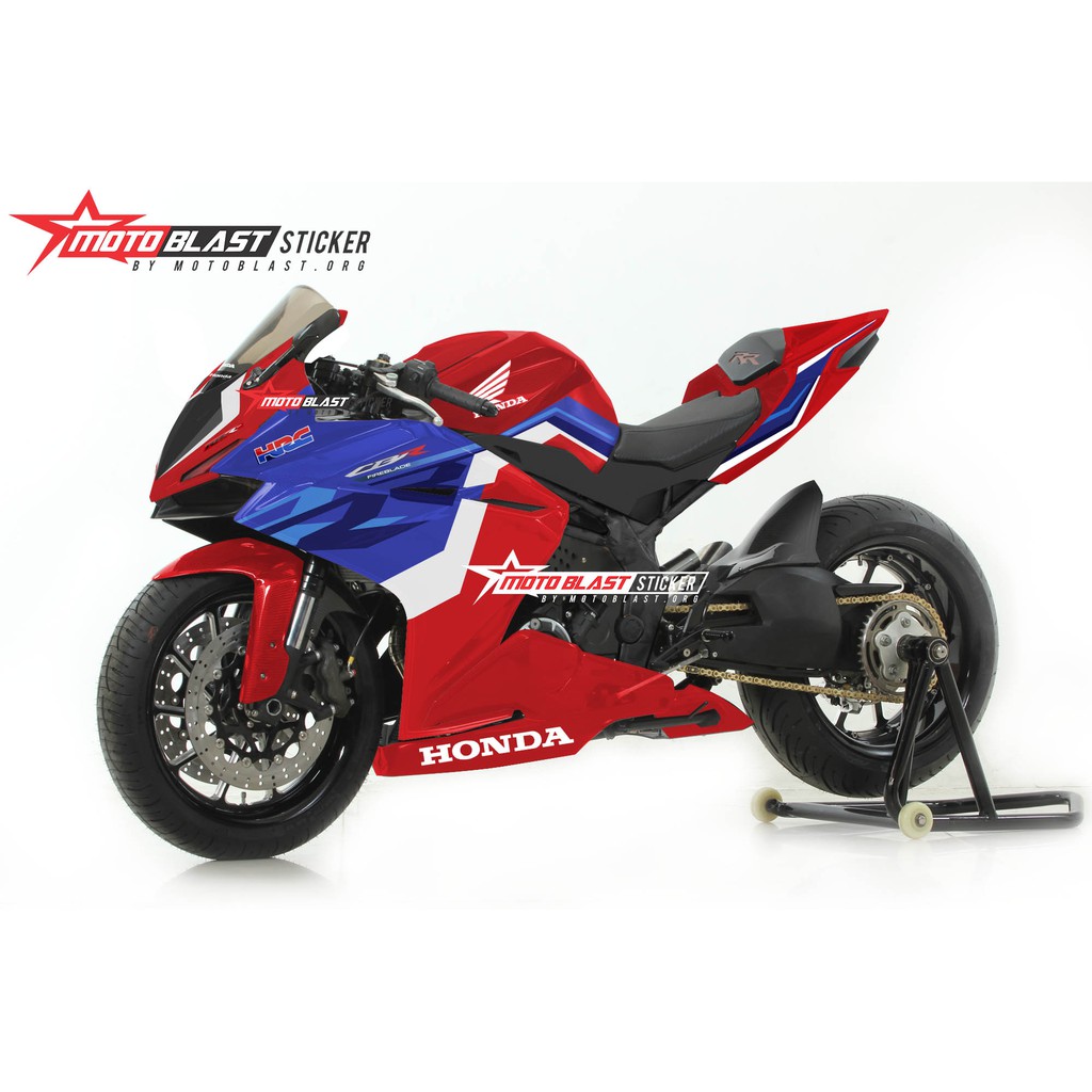 Decal stiker Honda CBR250RR Red HRC RR SP Tidak fullbody motoblast