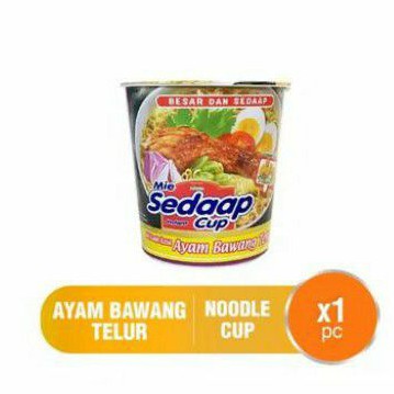 Mie Sedap Cup Ayam Bawang Telur 77 Gr