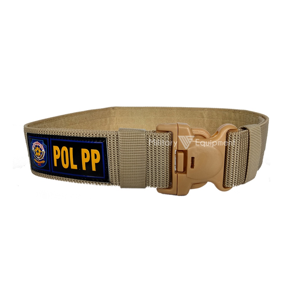 Kopel POL PP Sabuk Tactical Kopel Satpol PP Warna Cream Terbaru Bisa COD