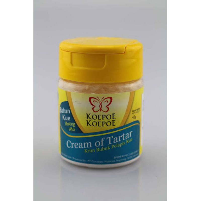 

KOEPOE KOEPOE CREAM OF TARTAR - KRIM BUBUK PELAPIS KUE 43GR
