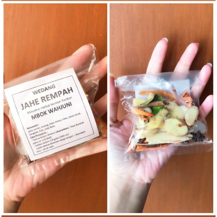 

Wedang Jahe Rempah Mbok Wahjuni (Rempahan)