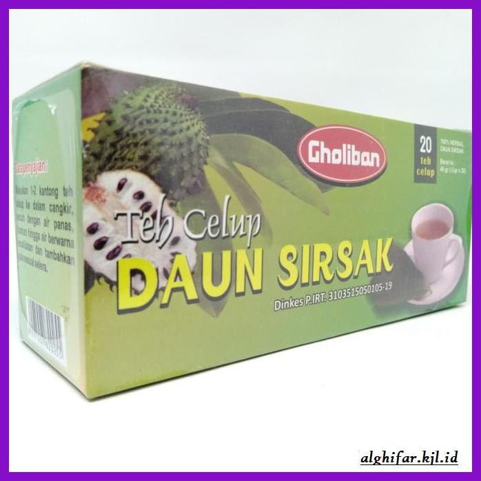 

lanoisidartdrink- teh celup daun sirsak gholiban -asliii-bngittt.