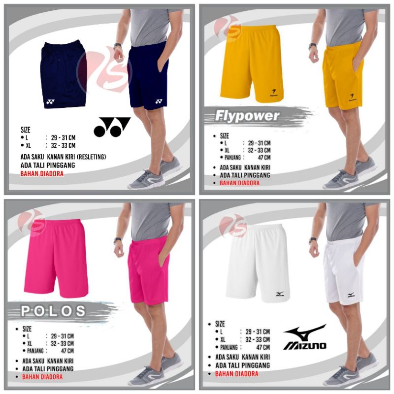 Celana badminton murah celana pendek pria celana bulutangkis pria bawahan olahraga short pants sport