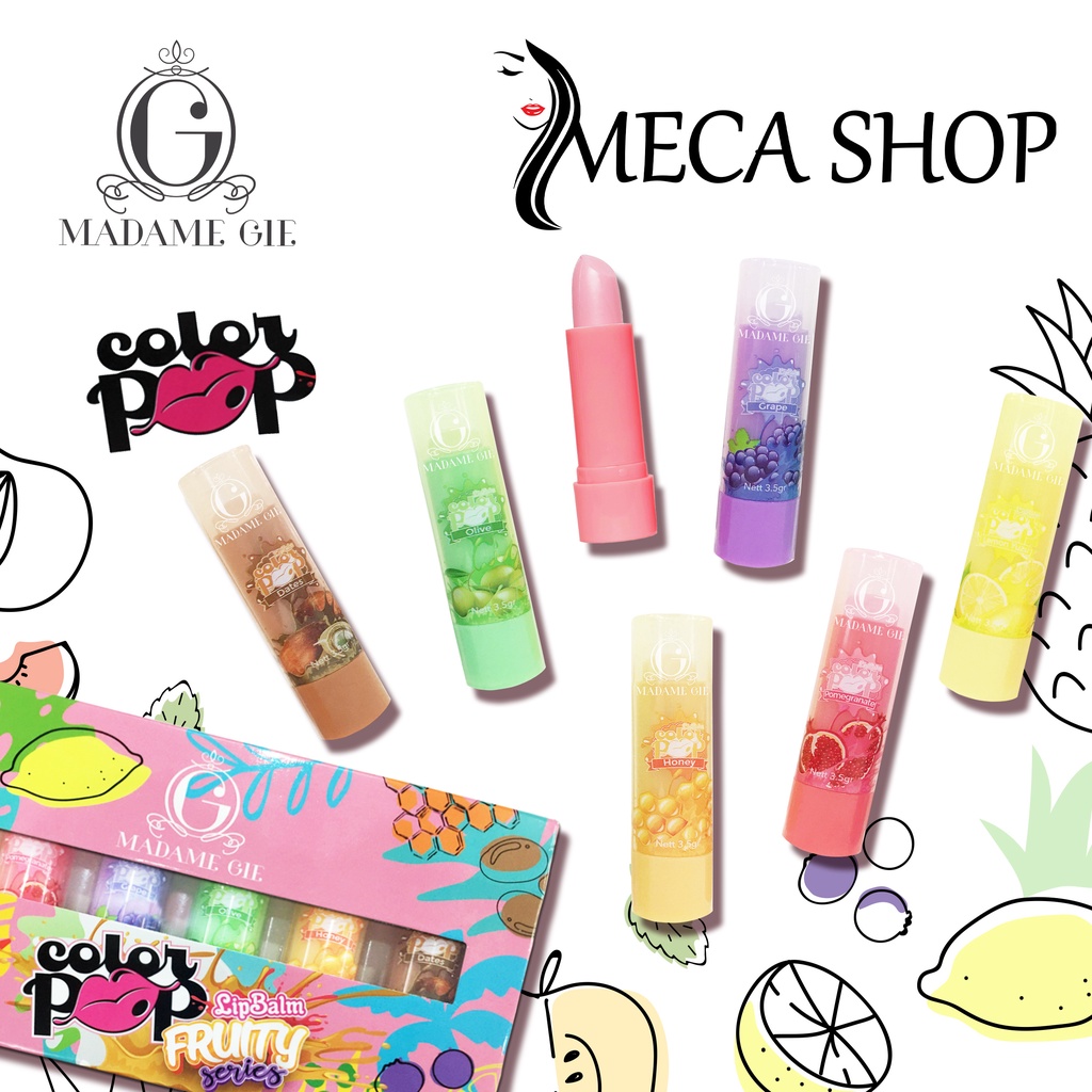 Madame Gie Color Pop Lip Balm Fruity Series