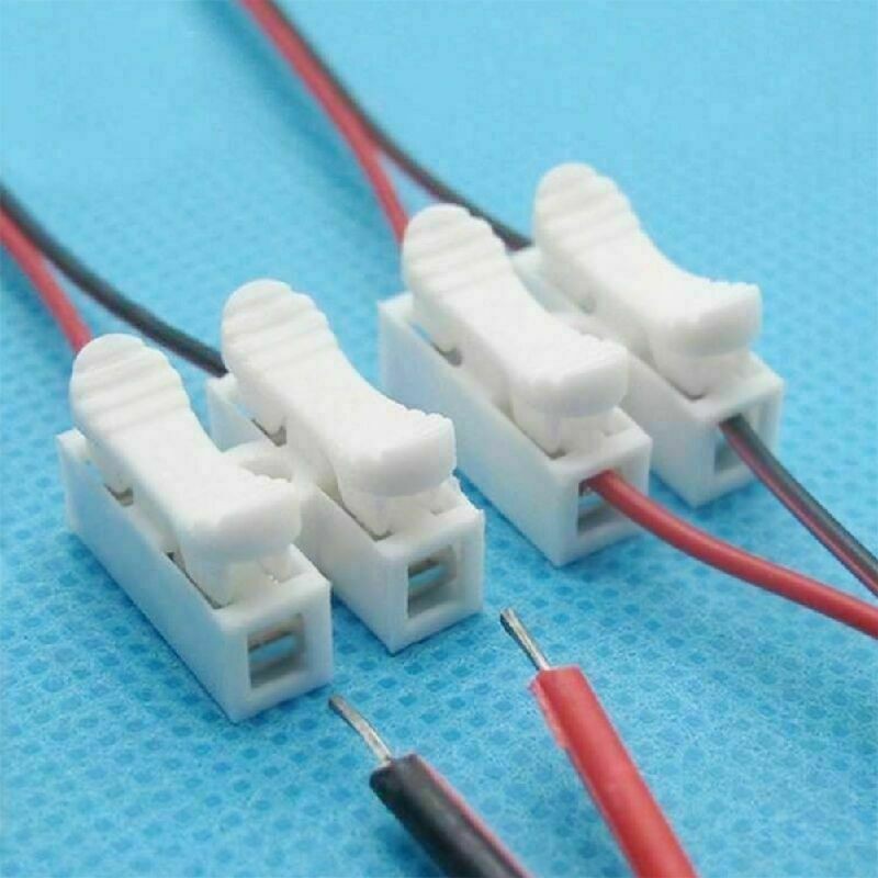 Sambungan Kabel Listrik 2 Kabel Quick Connect Wiring Electric 2 Wire Connector Spring Terminal