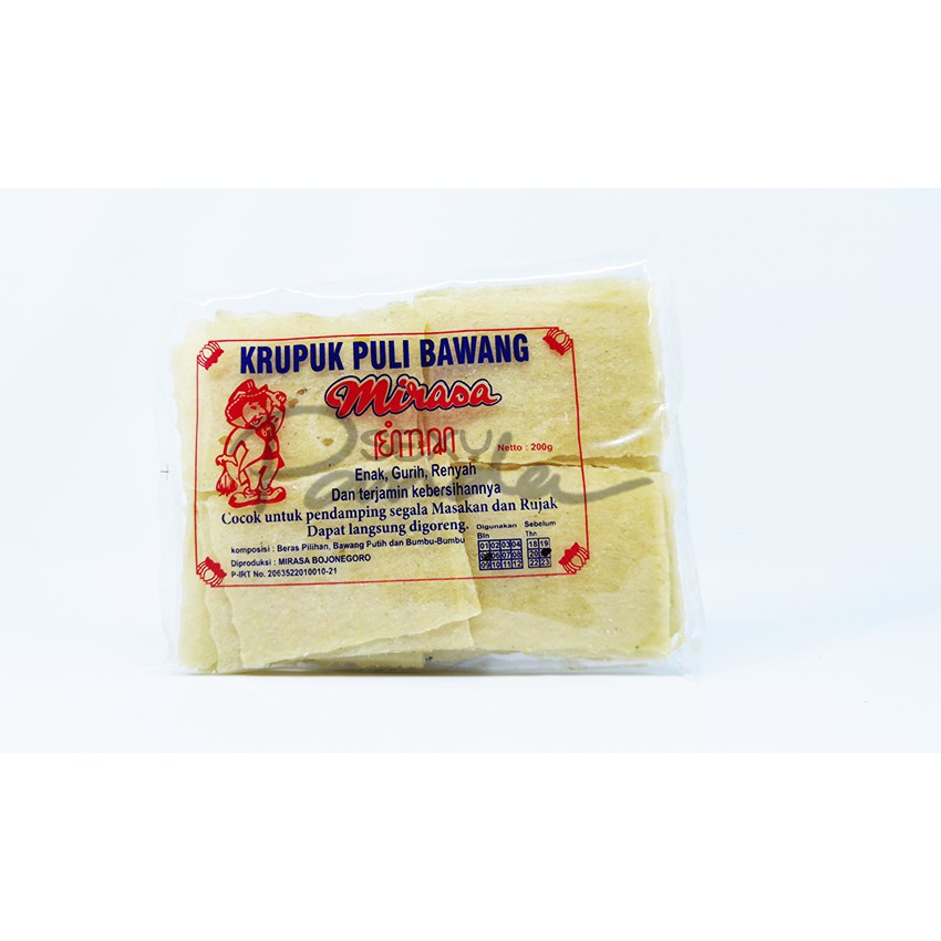 

Kerupuk Puli Gendar Beras MIRASA 200 gram