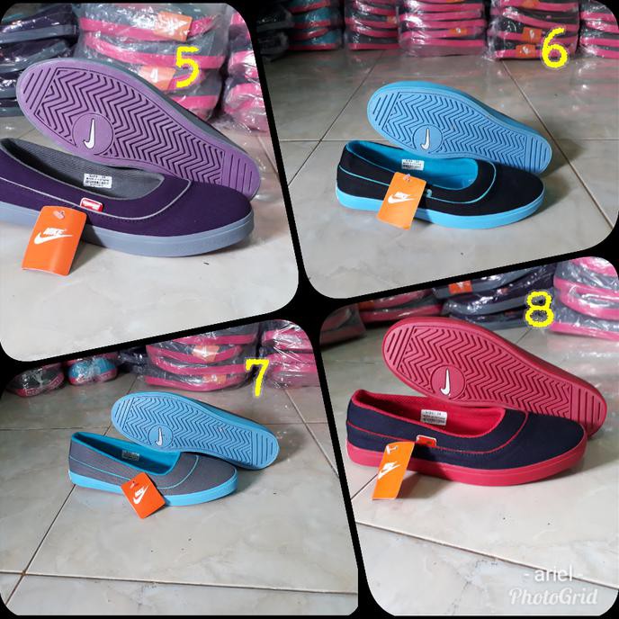 Kw 1 Sepatu Wanita Slip On Nike Balet 02 Grade Ori Import Size 36-40