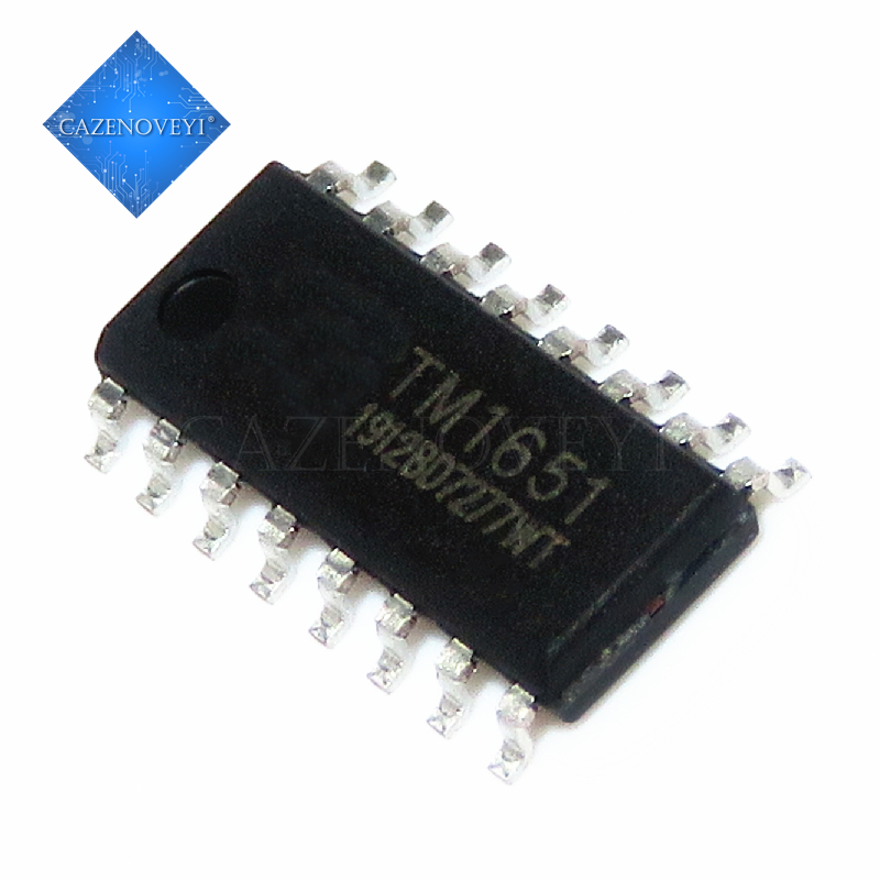 10pcs/lot TM1651 SOP16 4X7 segment 7Key LED digital panel driver IC original authentic In Stock