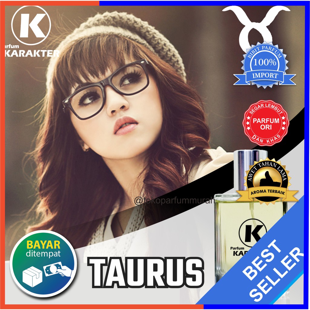 Bisa Cod | Parfum Zodiak Cewek Taurus  Wangi &amp; Tahan Lama Bibit Parfum Import  Kemasan 50ml