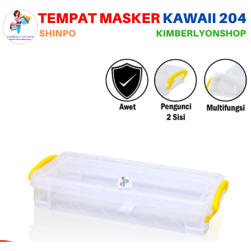 Kotak Box Tempat Masker Penyimpanan Serbaguna Kawaii 204 Shinpo