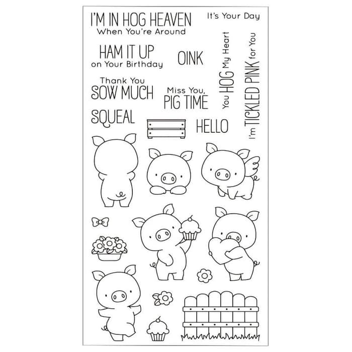 

Clear stamp - Piglets