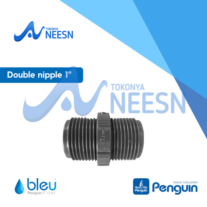 double nipple PVC 1 inch