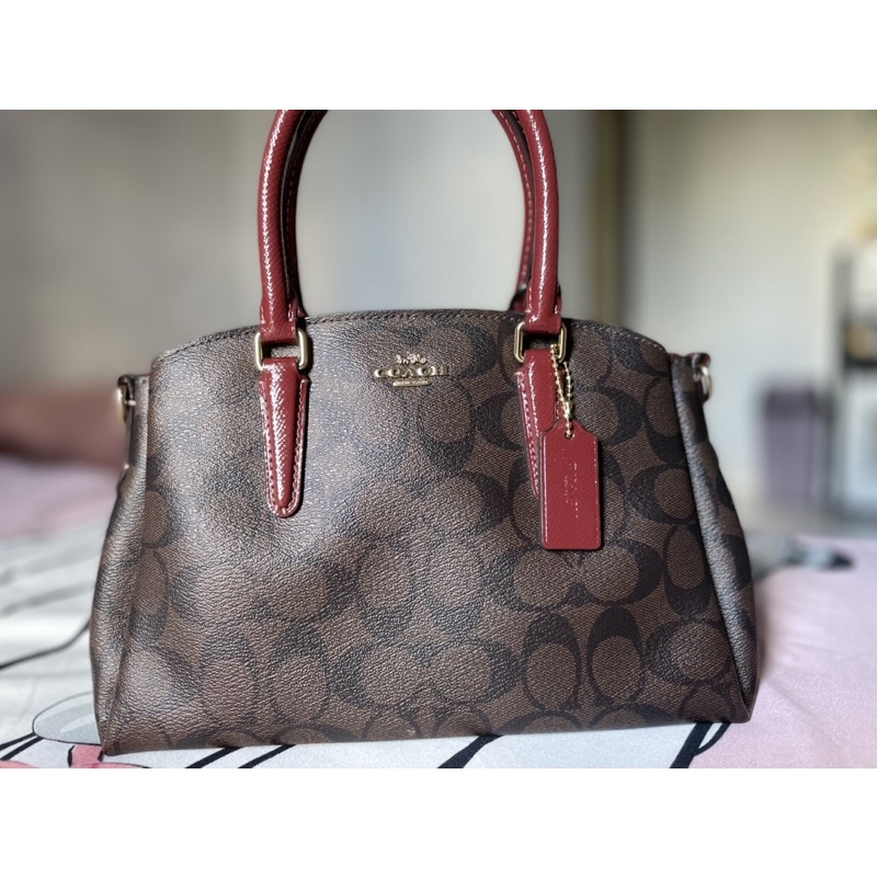 Tas Coach mini sage authentic