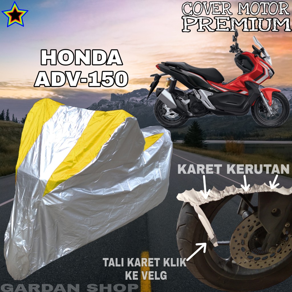 Sarung Motor HONDA ADV-150 Silver KUNING Body Cover Honda PREMIUM