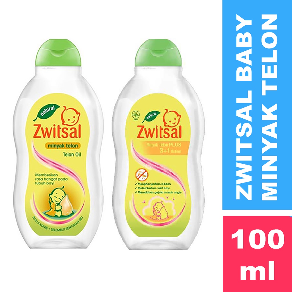 Bisa COD Zwitsal Baby Natural Minyak Telon plus 100ml