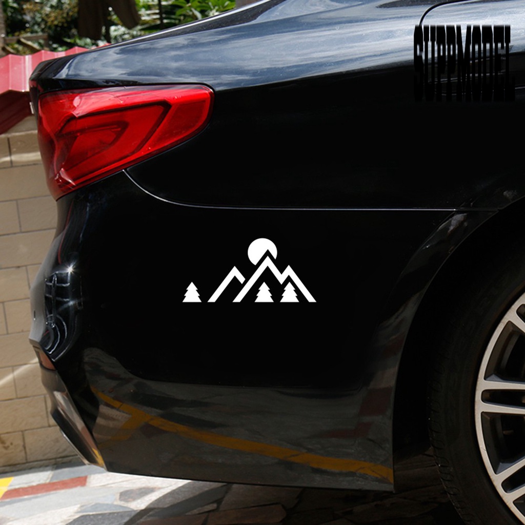 Stiker Decal Motif Matahari Terbenam Untuk Dekorasi Body Mobil ATV