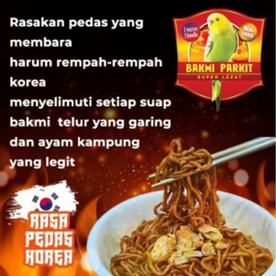 

BAKMI PARKIT PEDAS KOREA