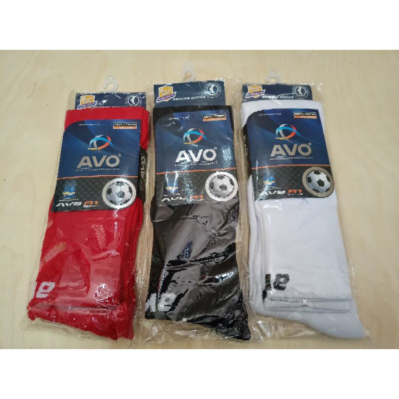 KAOS KAKI BOLA ORIGINAL AVO AVS R1 SOCCER, panjang di atas lutut