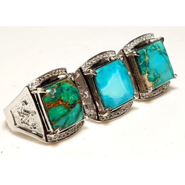 Natural turquoise pirus kotak persia