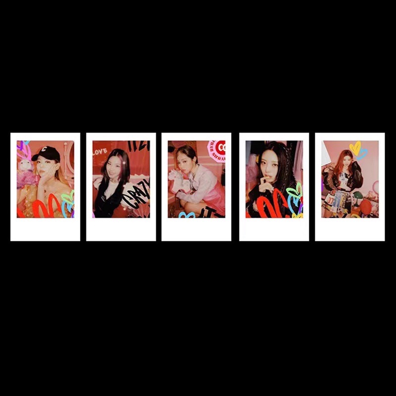 9pcs / Set Kartu Lomo Kpop ITZY Crazy In Love Official Untuk Koleksi Penggemar