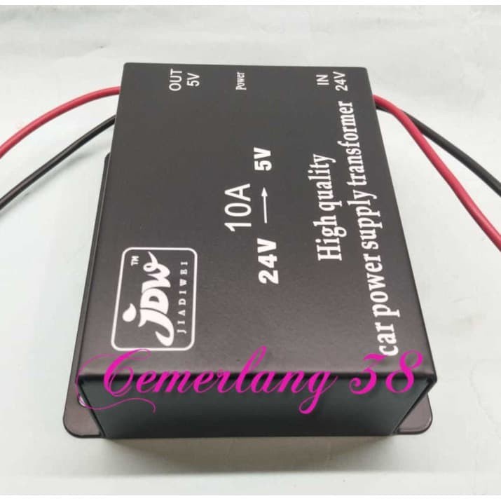 StepDown10A DC 24V to 5V Car Power Supply Transformer Converter DC-DC