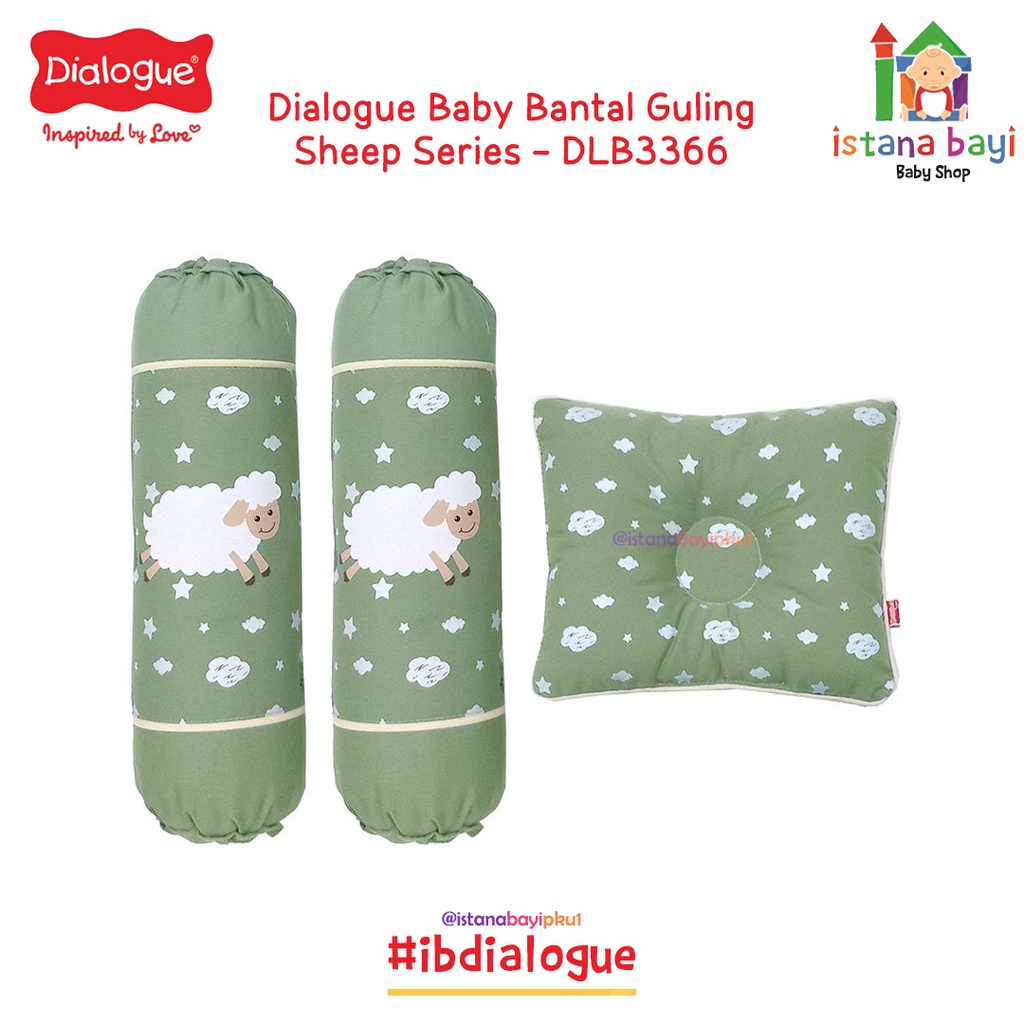 Dialogue Baby Bantal Guling Sheep Series DLB3366 - Bantal Bayi