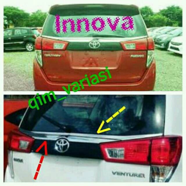 lis kaca belakang innova venturer oem original