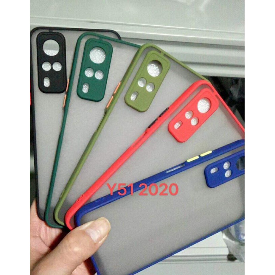 Soft Case Xiaomi Mi 10T / Pro My ChoiceAero Color Button Matte Camera Frame