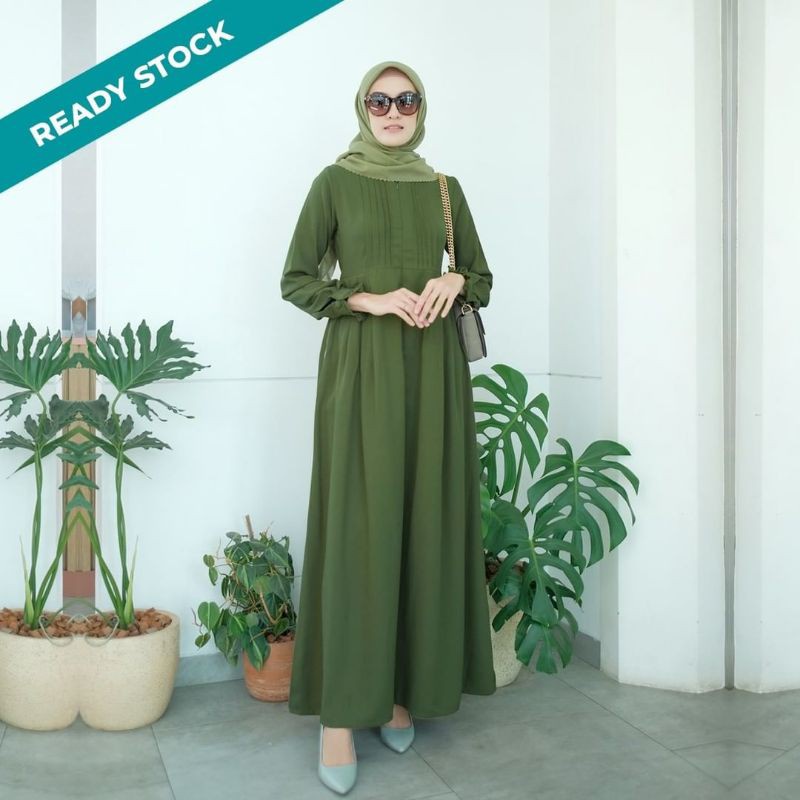 Baju Gamis Aisyah Remaja Model Terbaru Gamis Premium  Super Tren Kekinian 2022