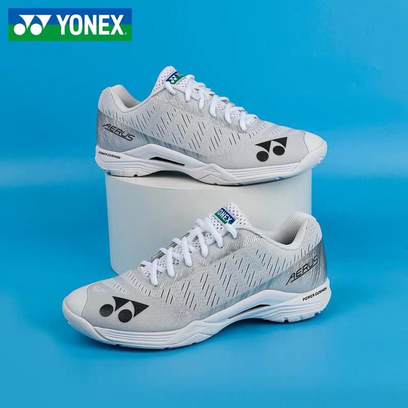 Limited Edition Sepatu Badminton Yonex Aerus Z White Special 75th Aniversary Original